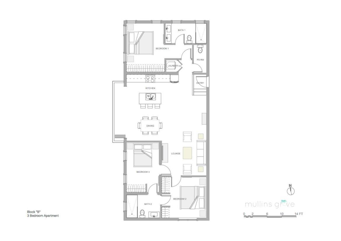 세인트 피터 Mullins Grove 아파트 호텔 외부 사진